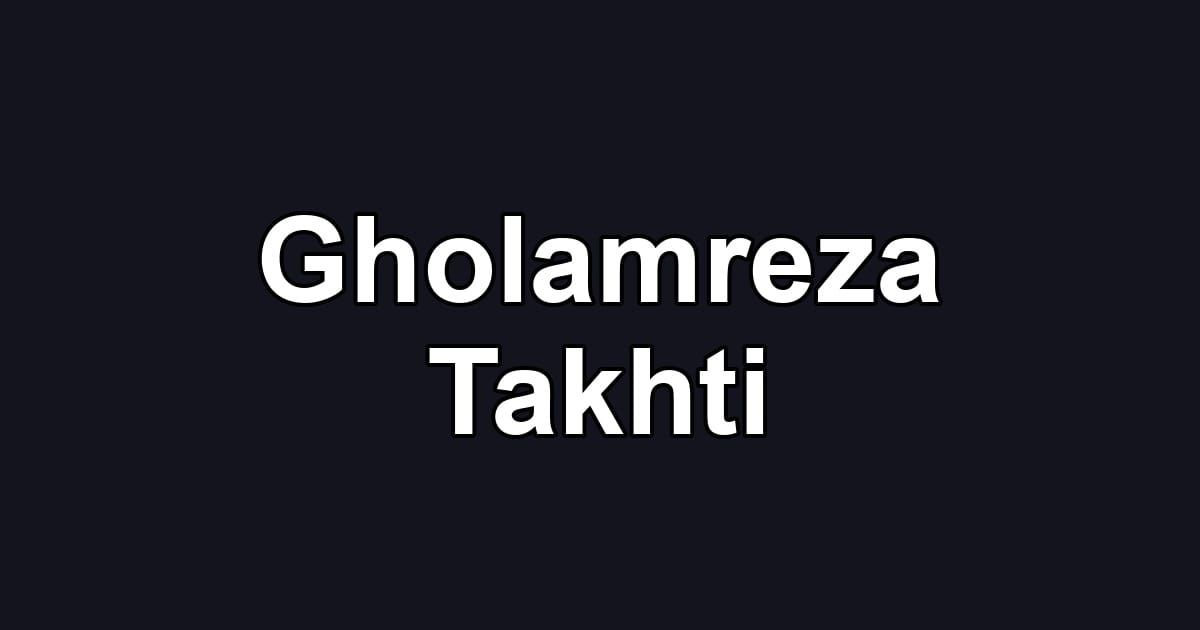 Gholamreza Takhti