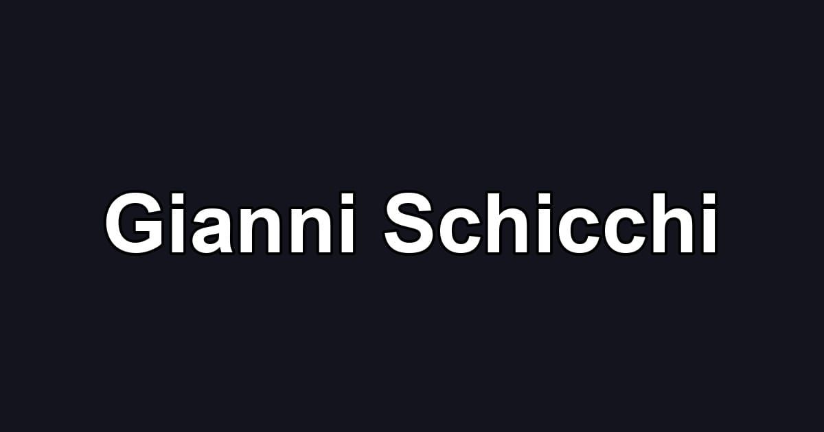 Gianni Schicchi