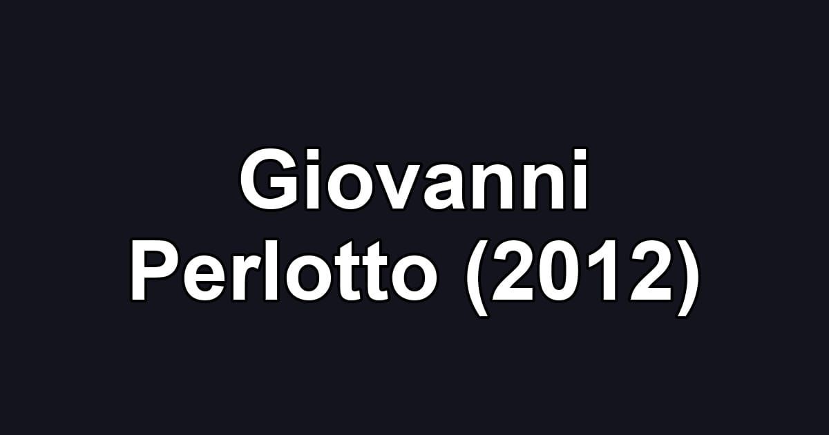 Giovanni Perlotto (2012)