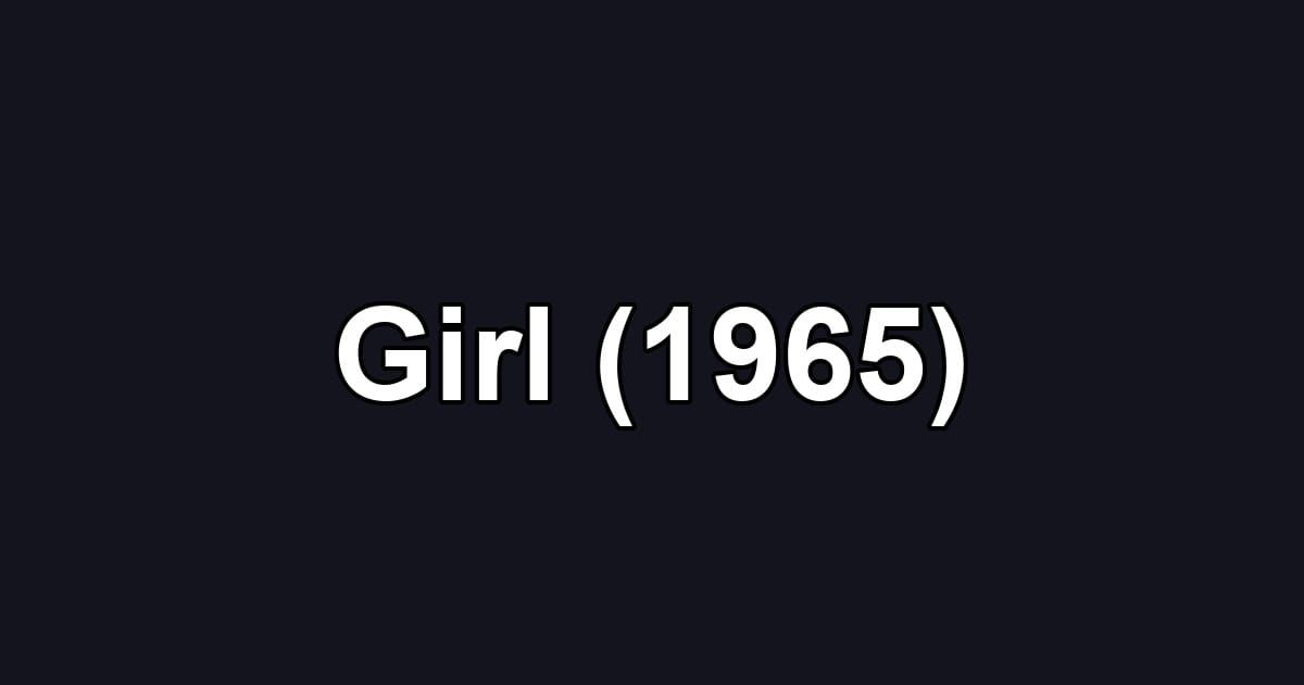 Girl (1965)