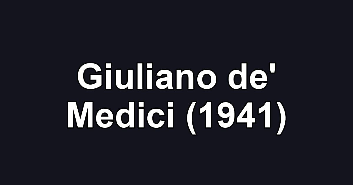 Giuliano de' Medici (1941)