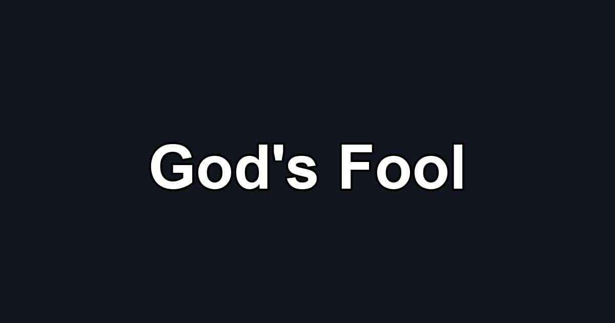 God's Fool