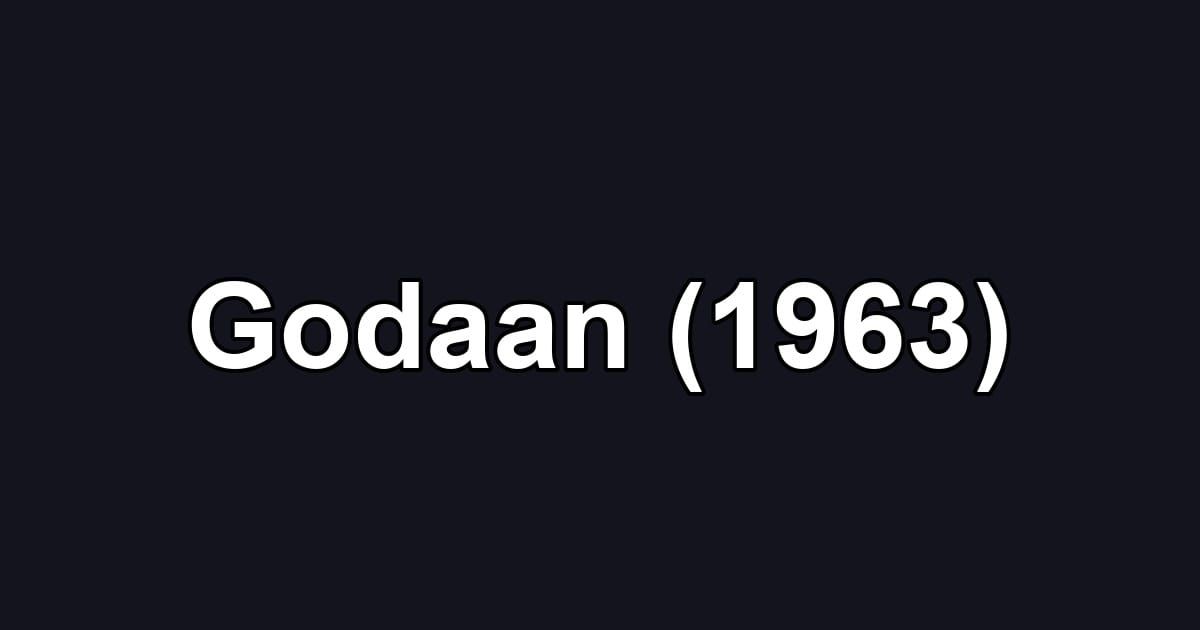 Godaan (1963)