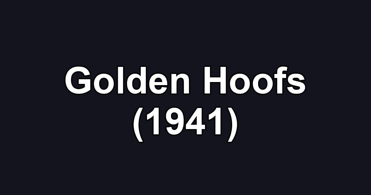 Golden Hoofs (1941)
