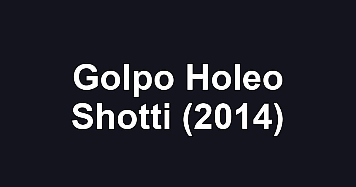 Golpo Holeo Shotti (2014)