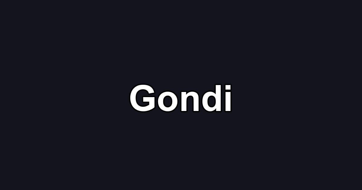 Gondi