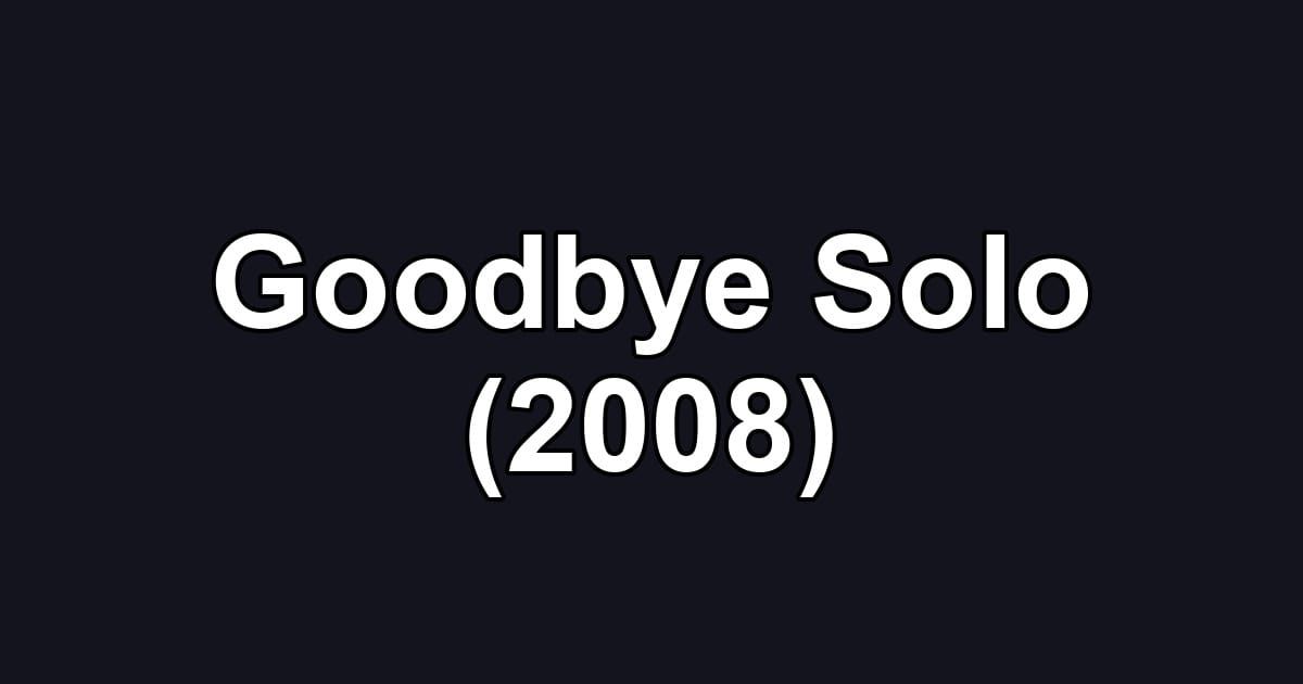 Goodbye Solo (2008)