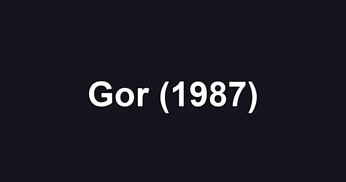 Gor (1987)