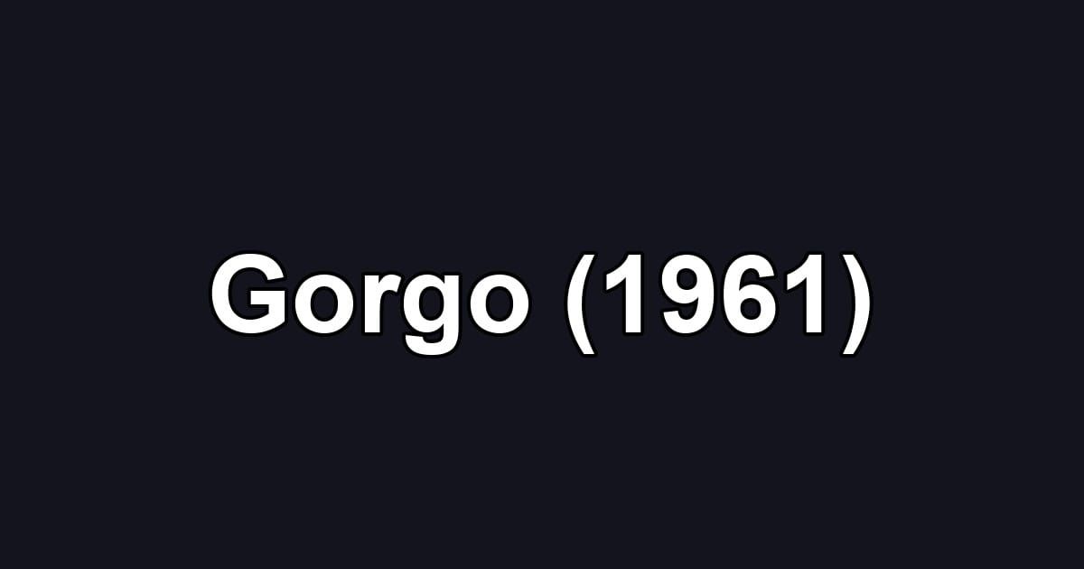 Gorgo (1961)