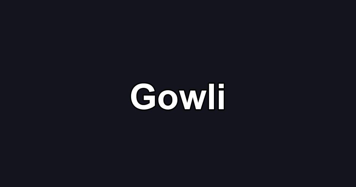 Gowli