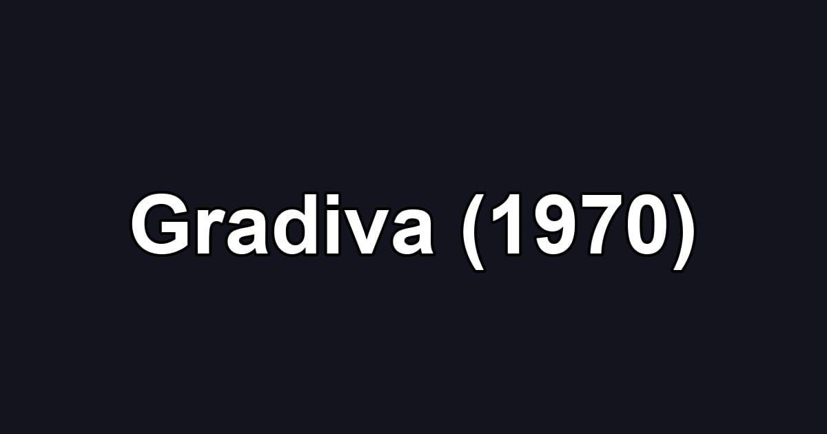 Gradiva (1970)
