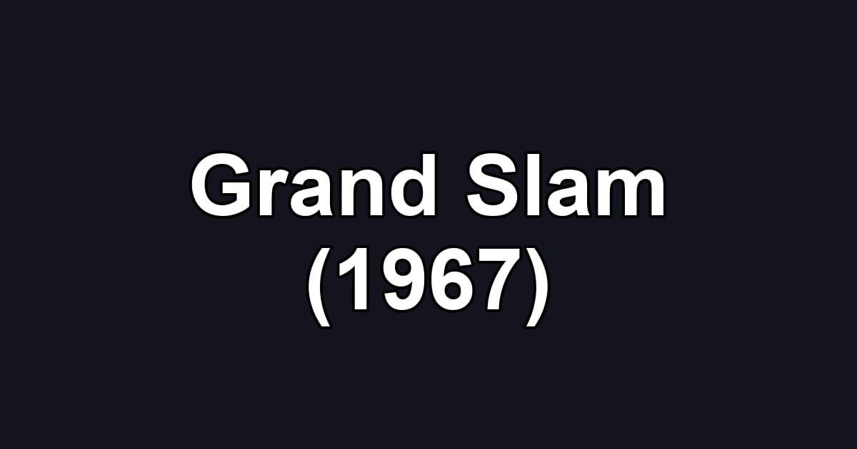 Grand Slam (1967)