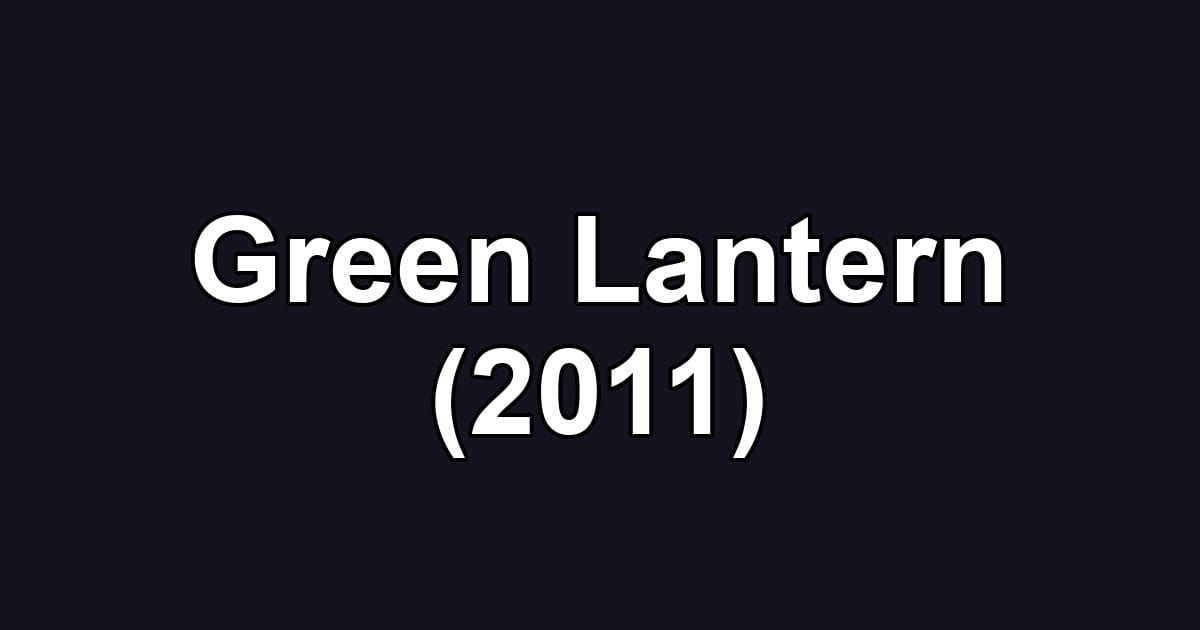 Green Lantern (2011)