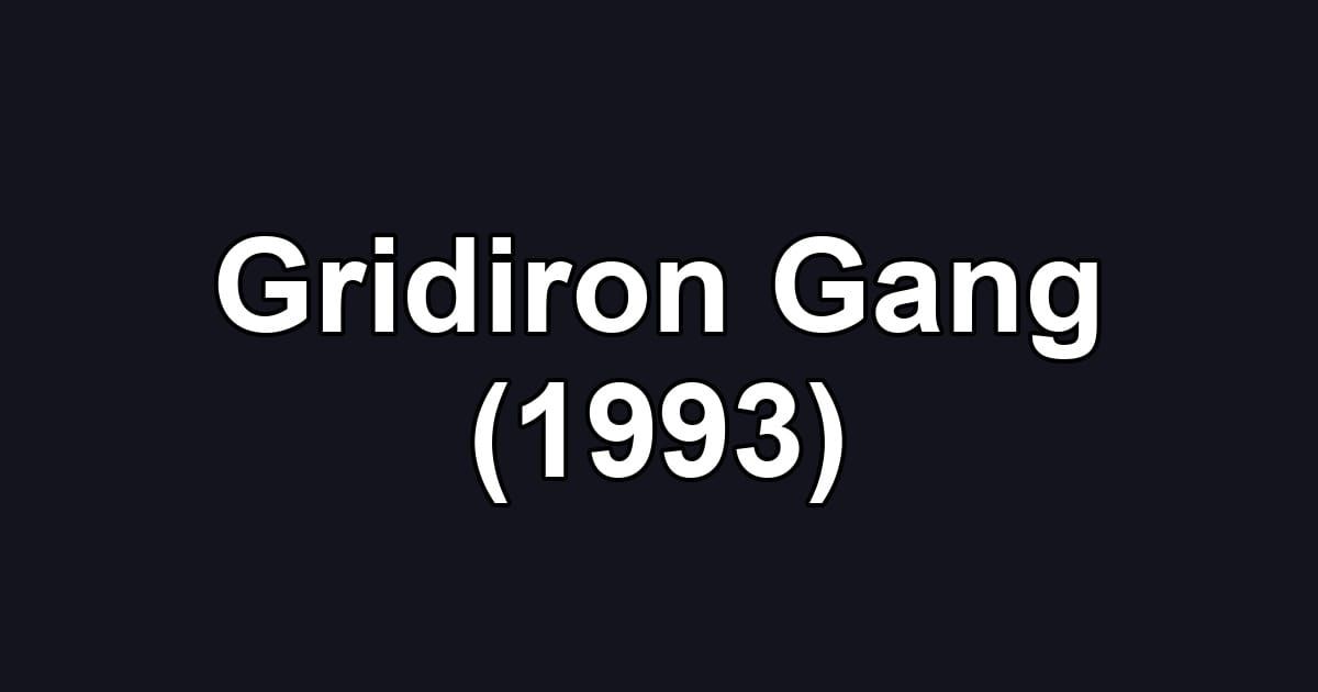 Gridiron Gang (1993)