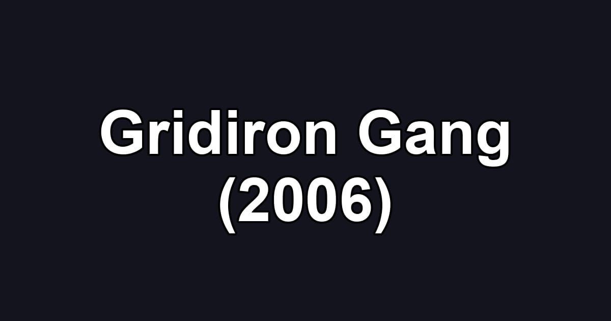 Gridiron Gang (2006)