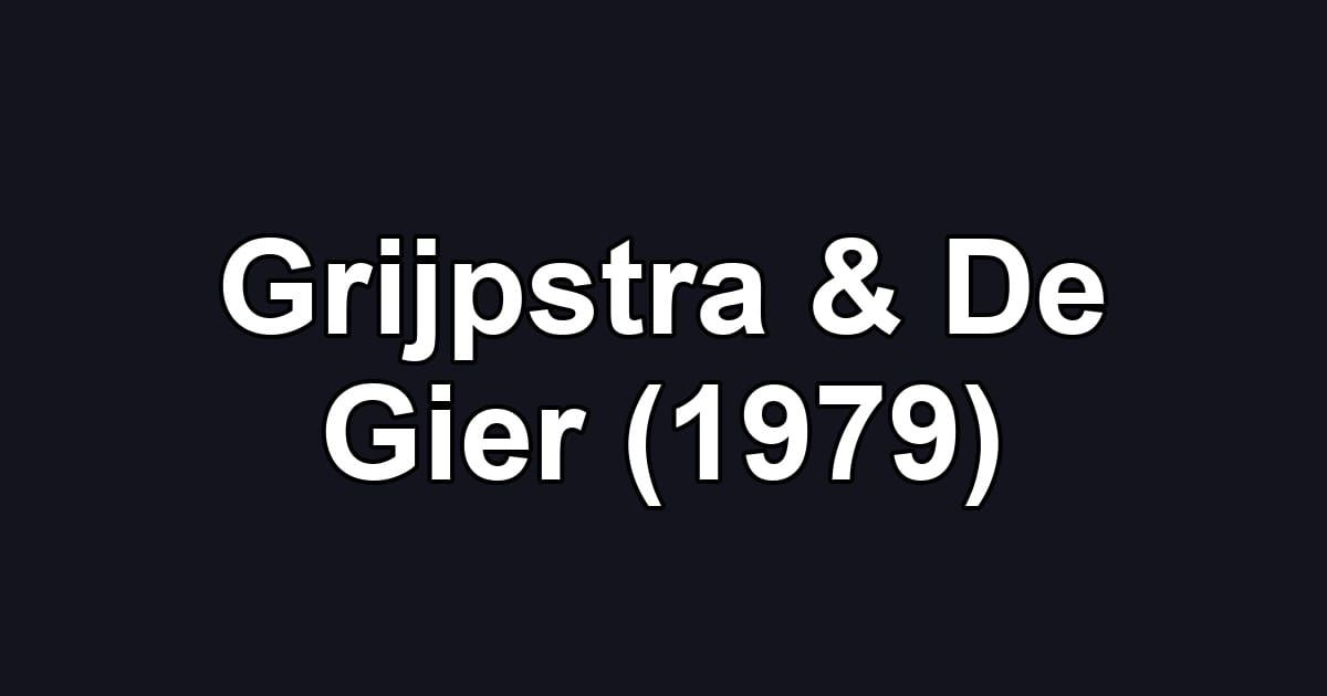 Grijpstra & De Gier (1979)