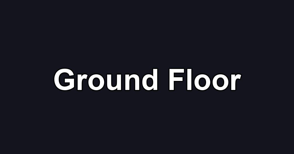 Ground Floor