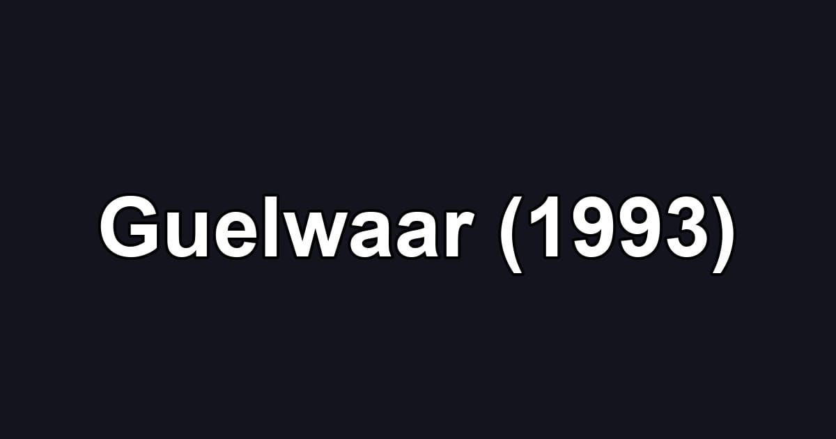 Guelwaar (1993)