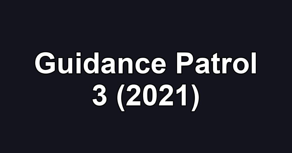 Guidance Patrol 3 (2021)