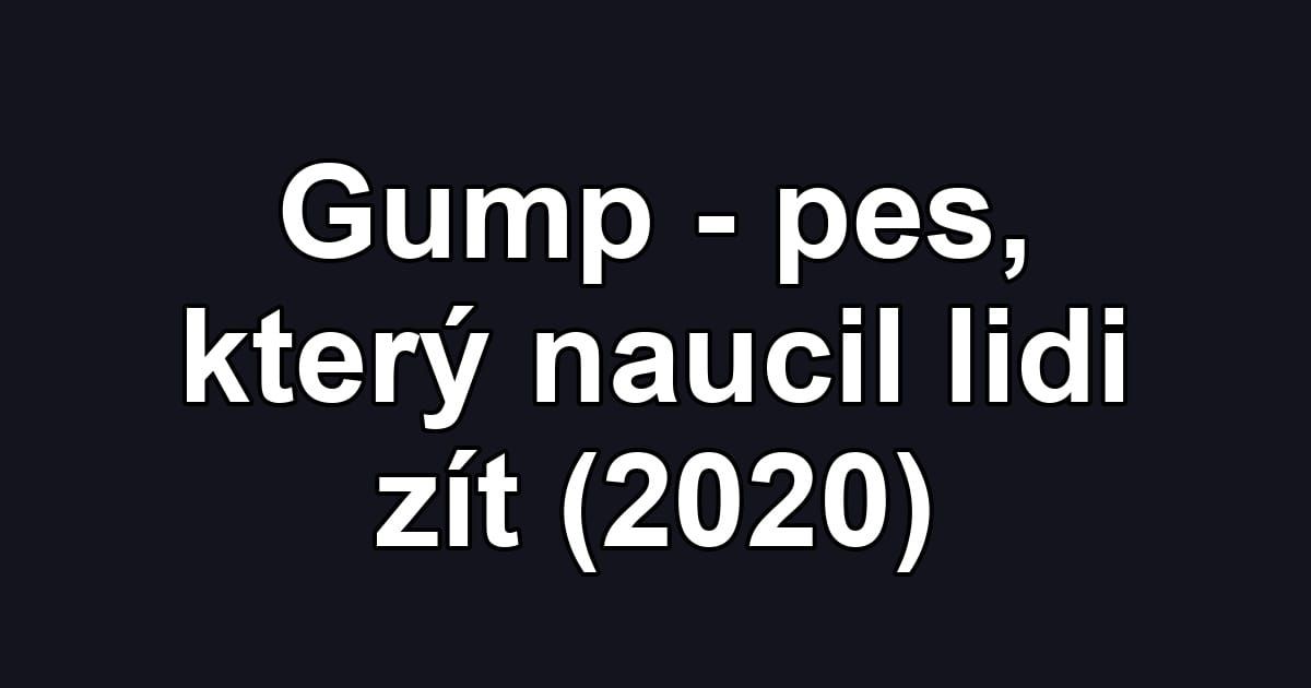 Gump - pes, který naucil lidi zít (2020)