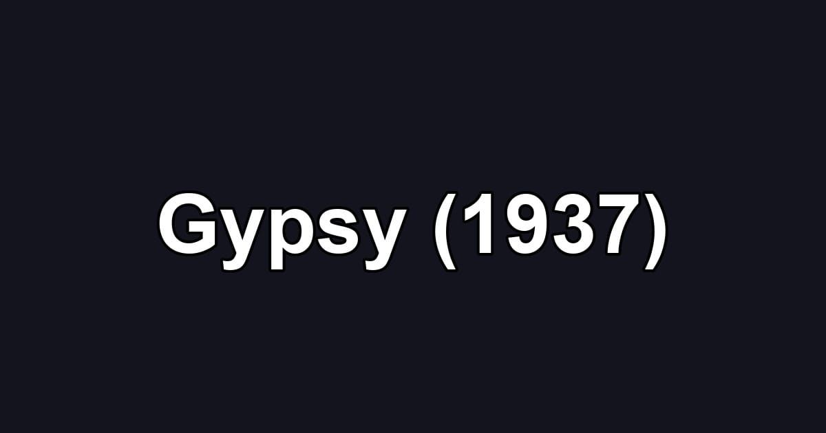 Gypsy (1937)