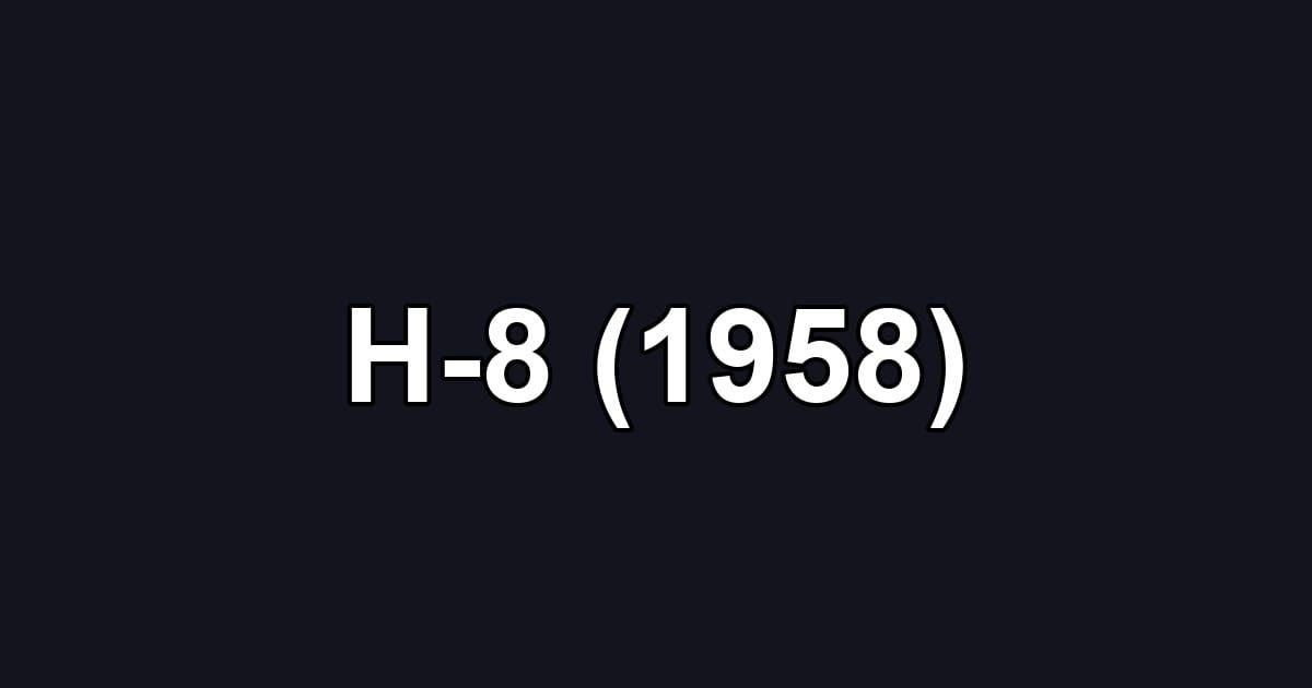 H-8 (1958)