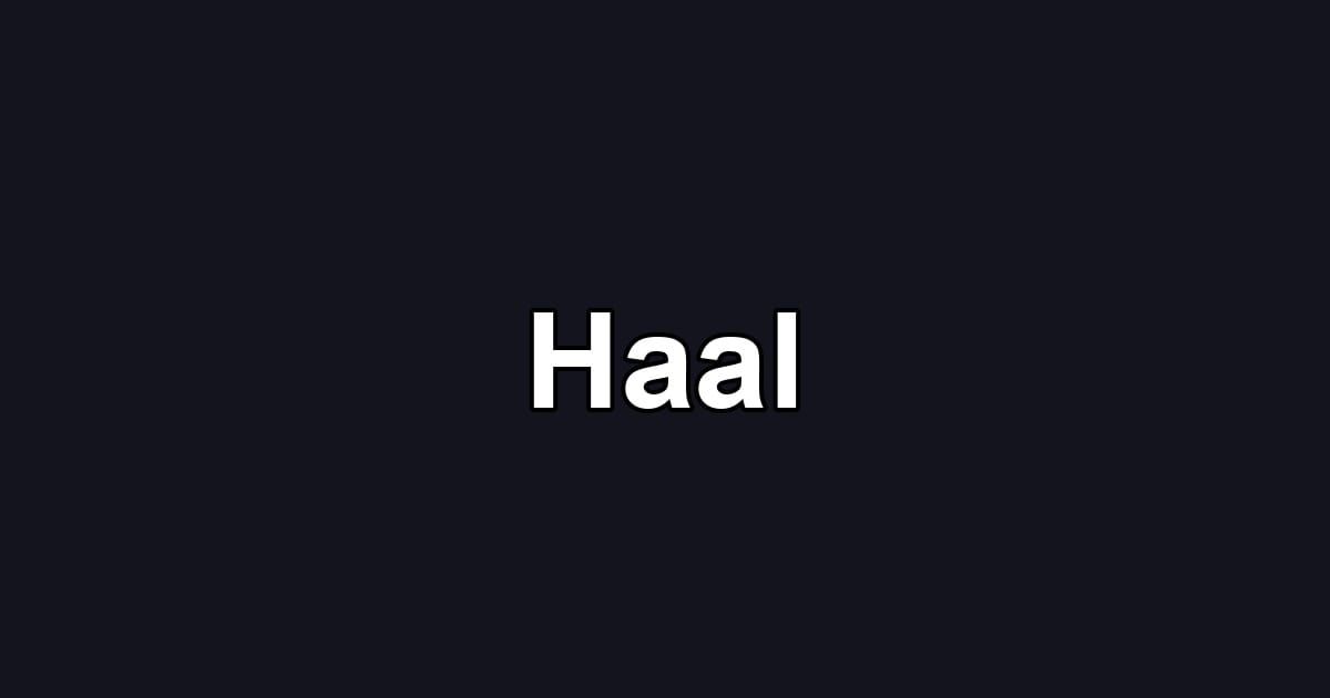 Haal