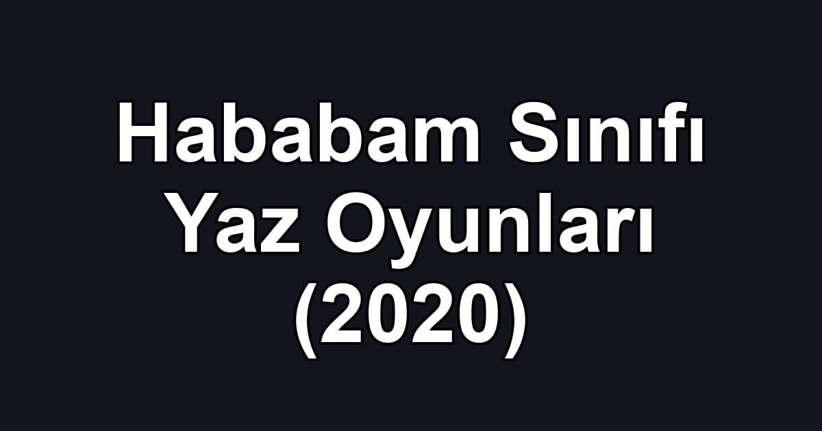 Hababam Sınıfı Yaz Oyunları (2020)