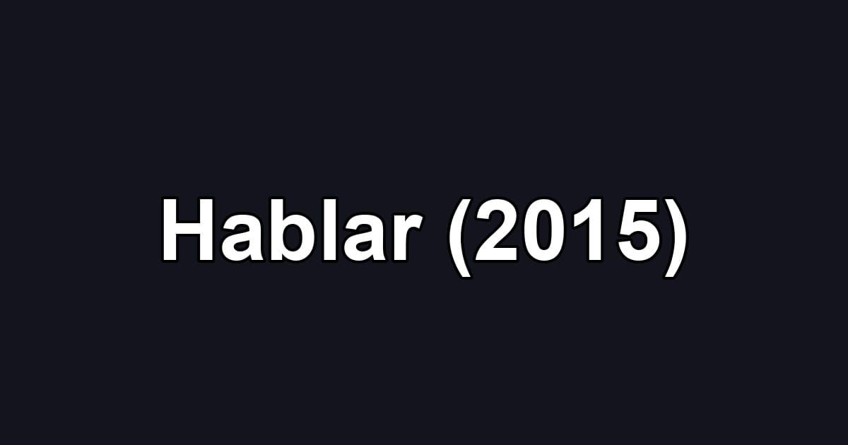 Hablar (2015)