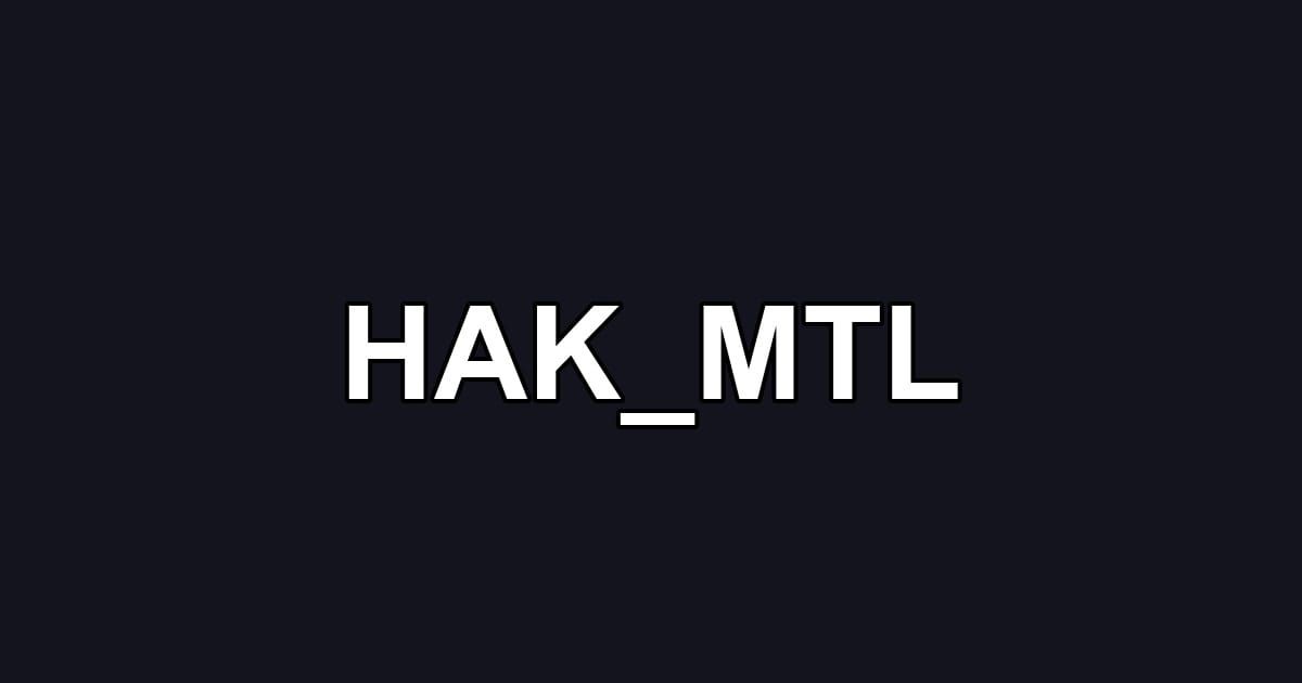 HAK_MTL