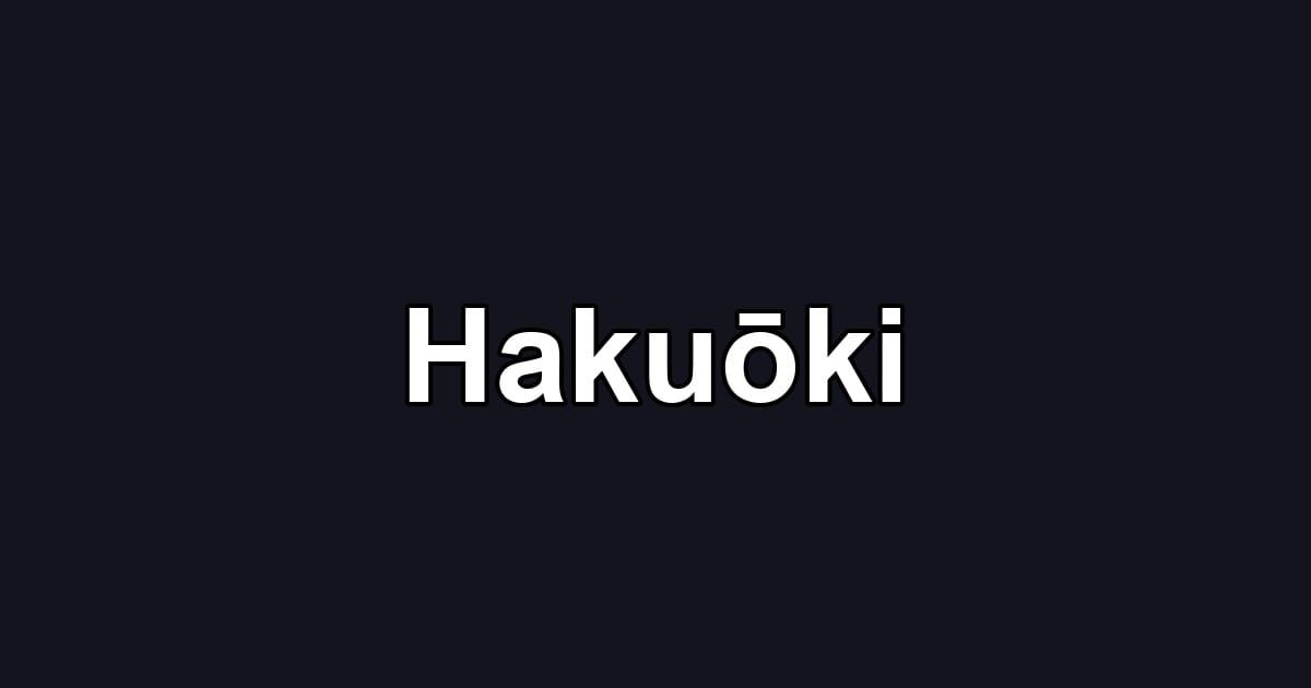 Hakuōki