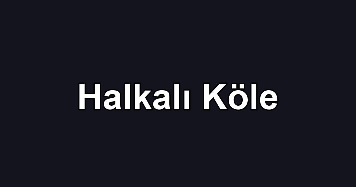 Halkalı Köle