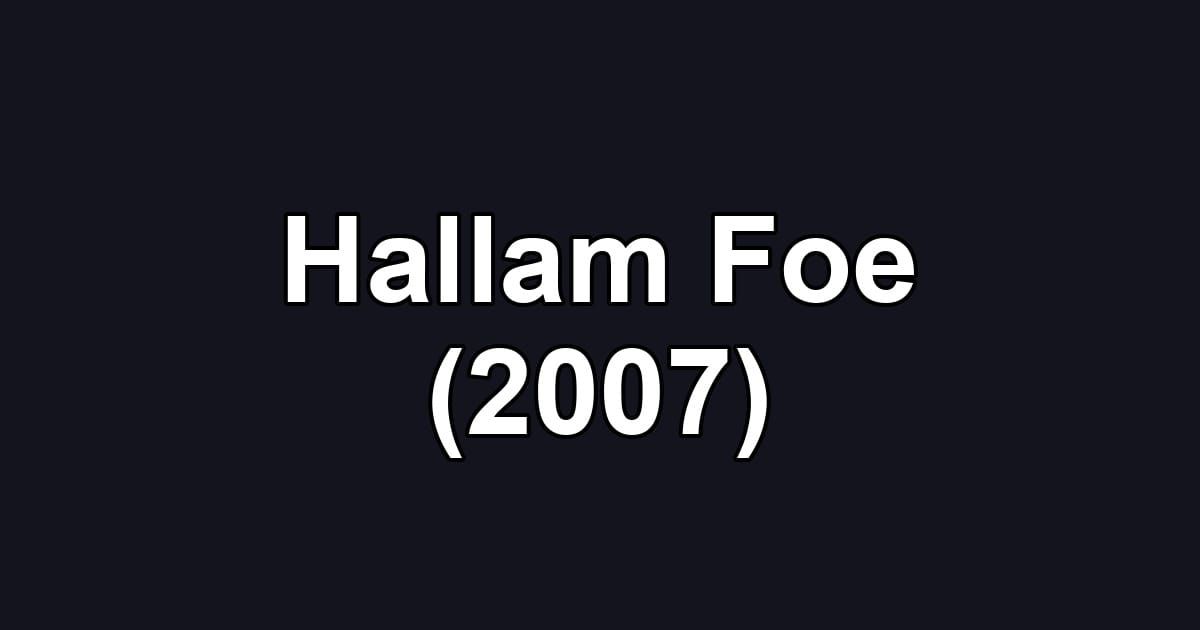 Hallam Foe (2007)