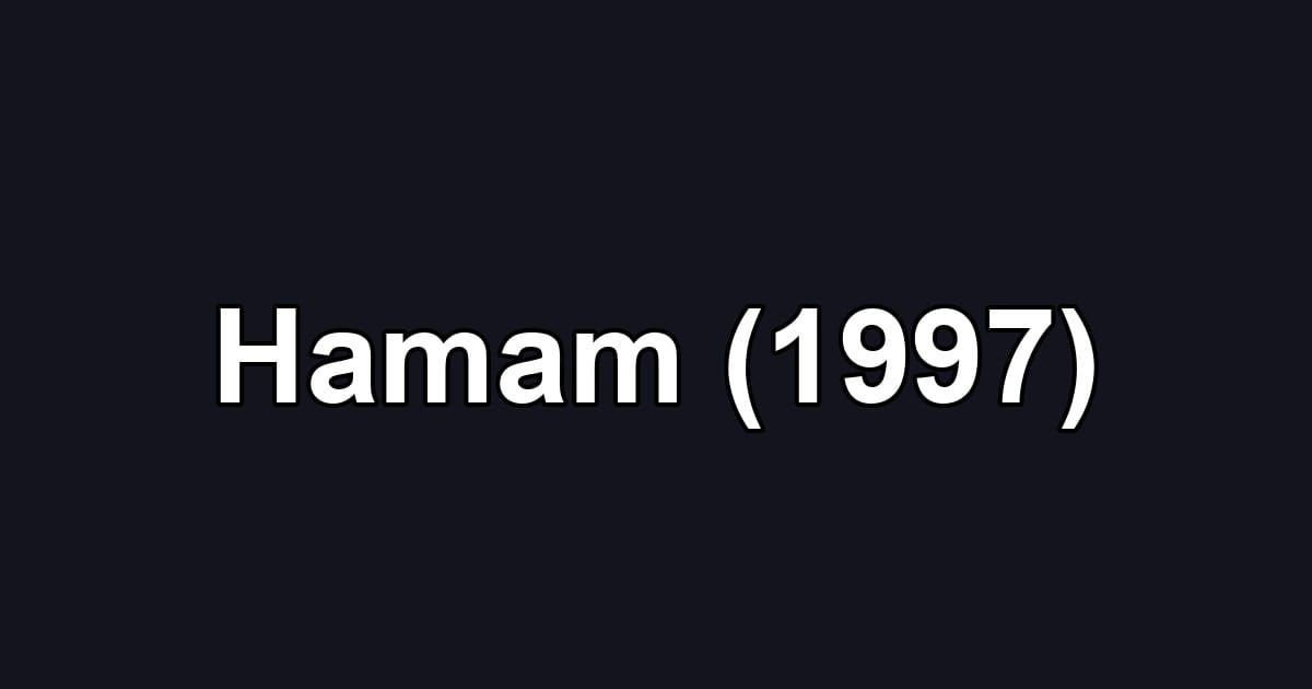 Hamam (1997)
