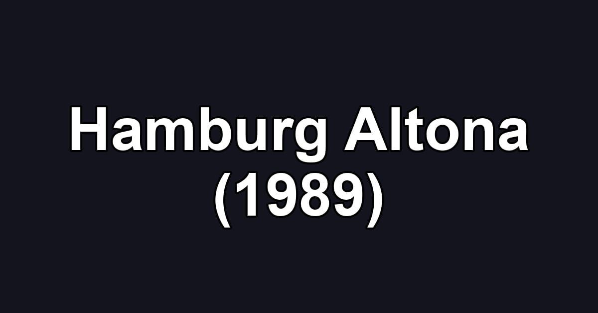 Hamburg Altona (1989)