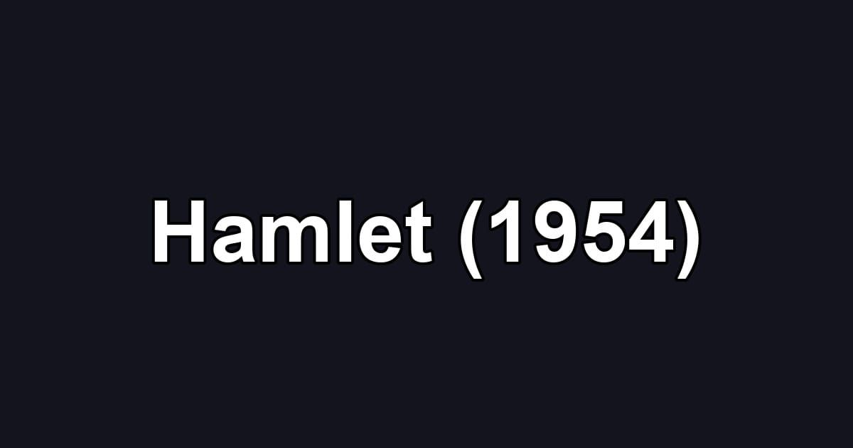 Hamlet (1954)