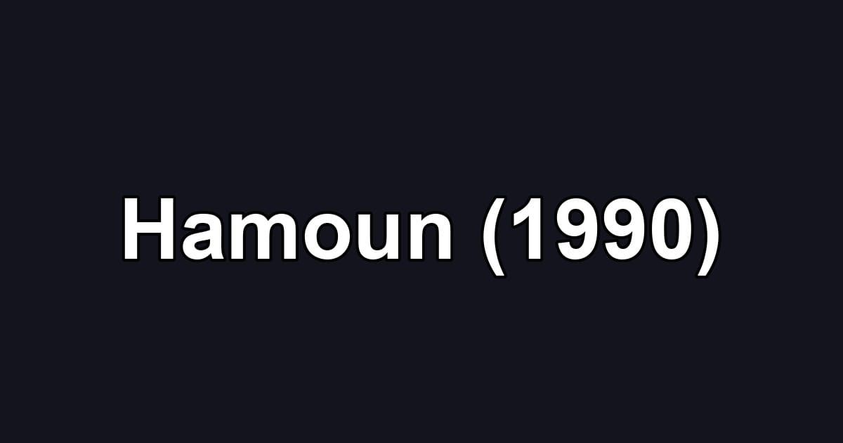 Hamoun (1990)