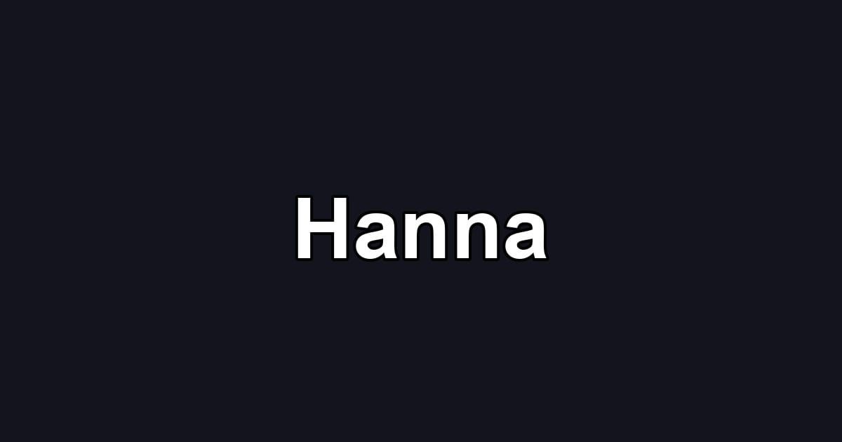 Hanna
