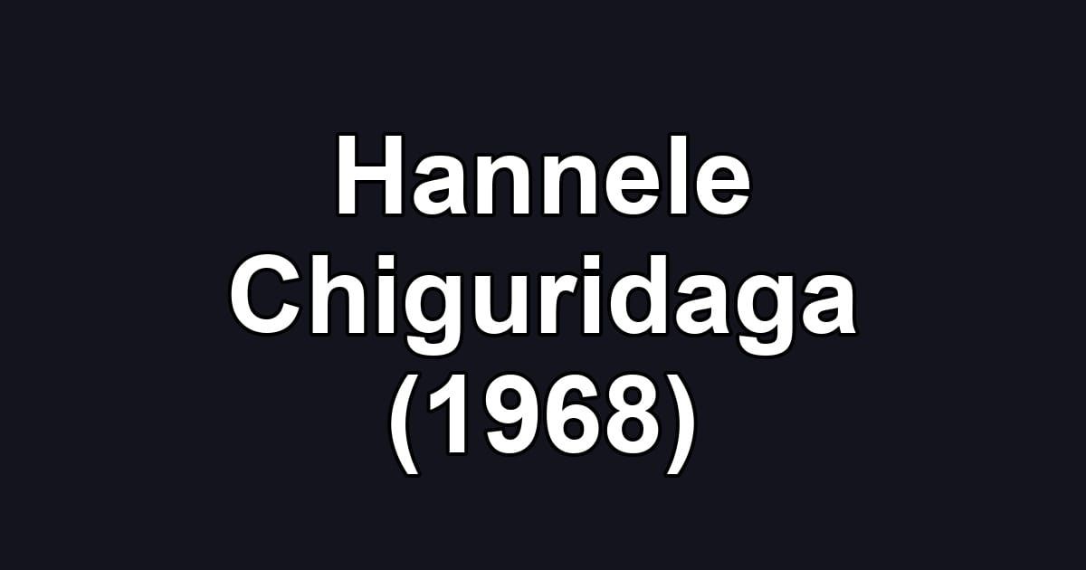 Hannele Chiguridaga (1968)