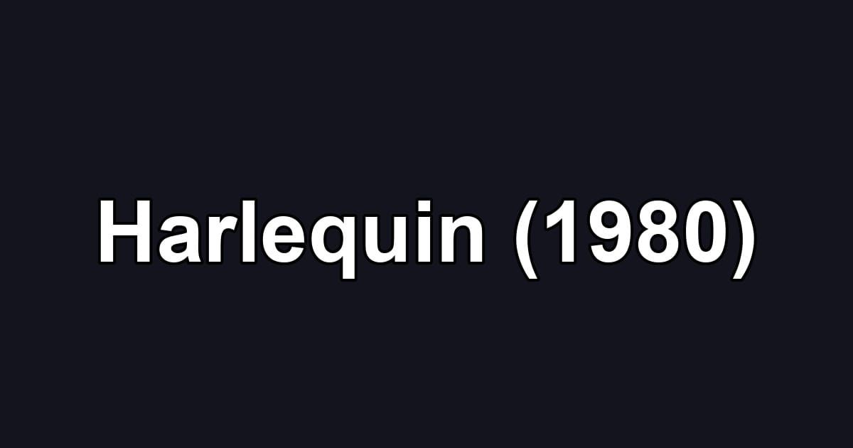 Harlequin (1980)