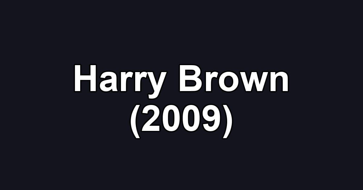 Harry Brown (2009)