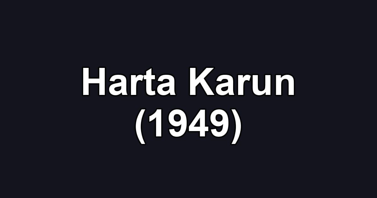 Harta Karun (1949)
