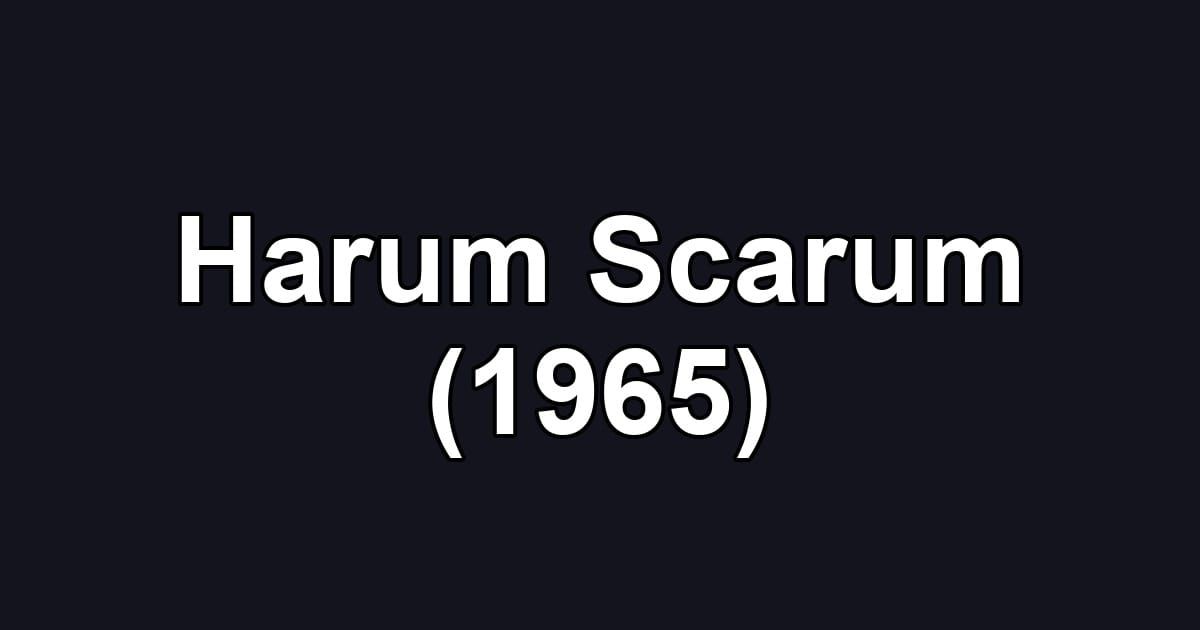 Harum Scarum (1965)