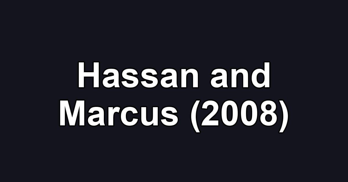Hassan and Marcus (2008)