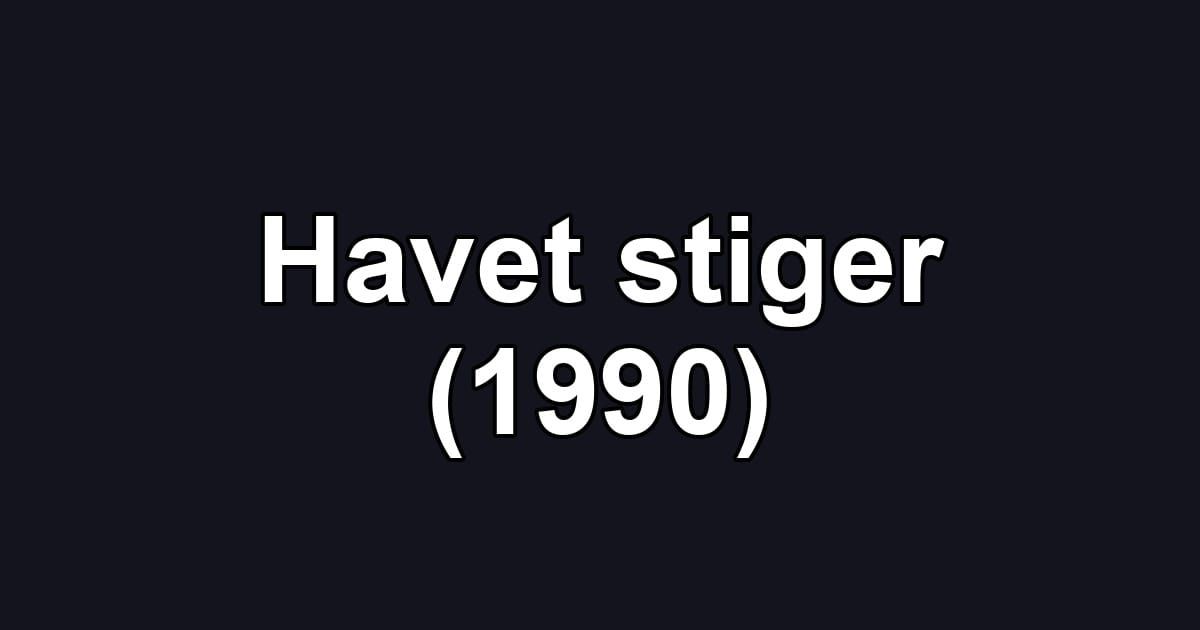 Havet stiger (1990)