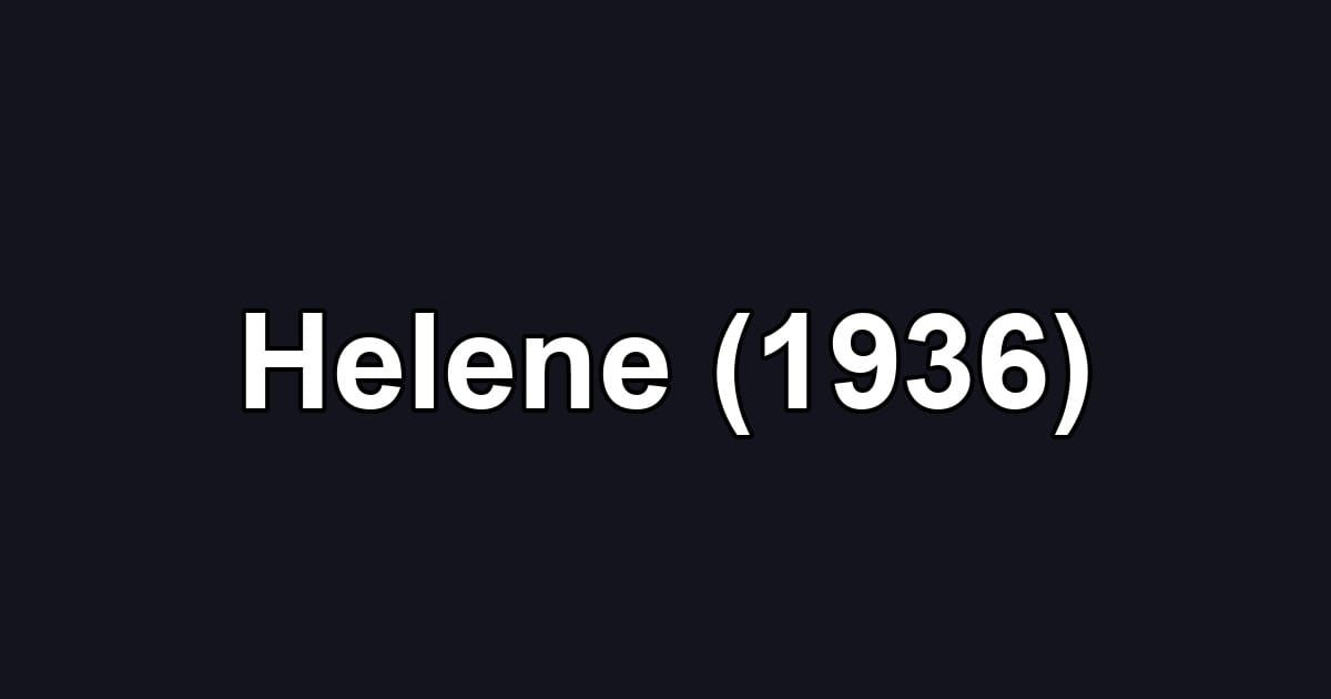 Helene (1936)