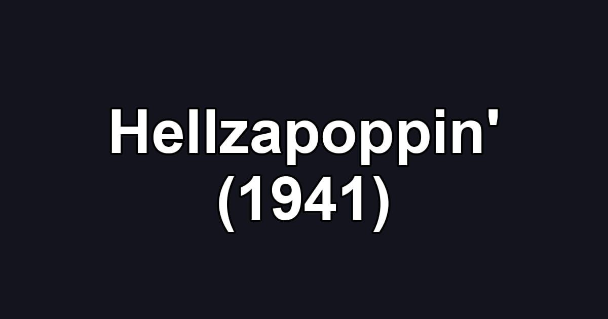 Hellzapoppin' (1941)