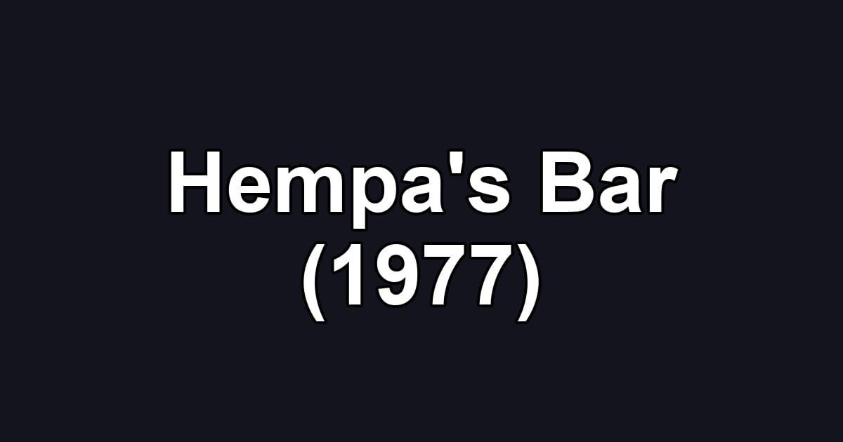 Hempa's Bar (1977)