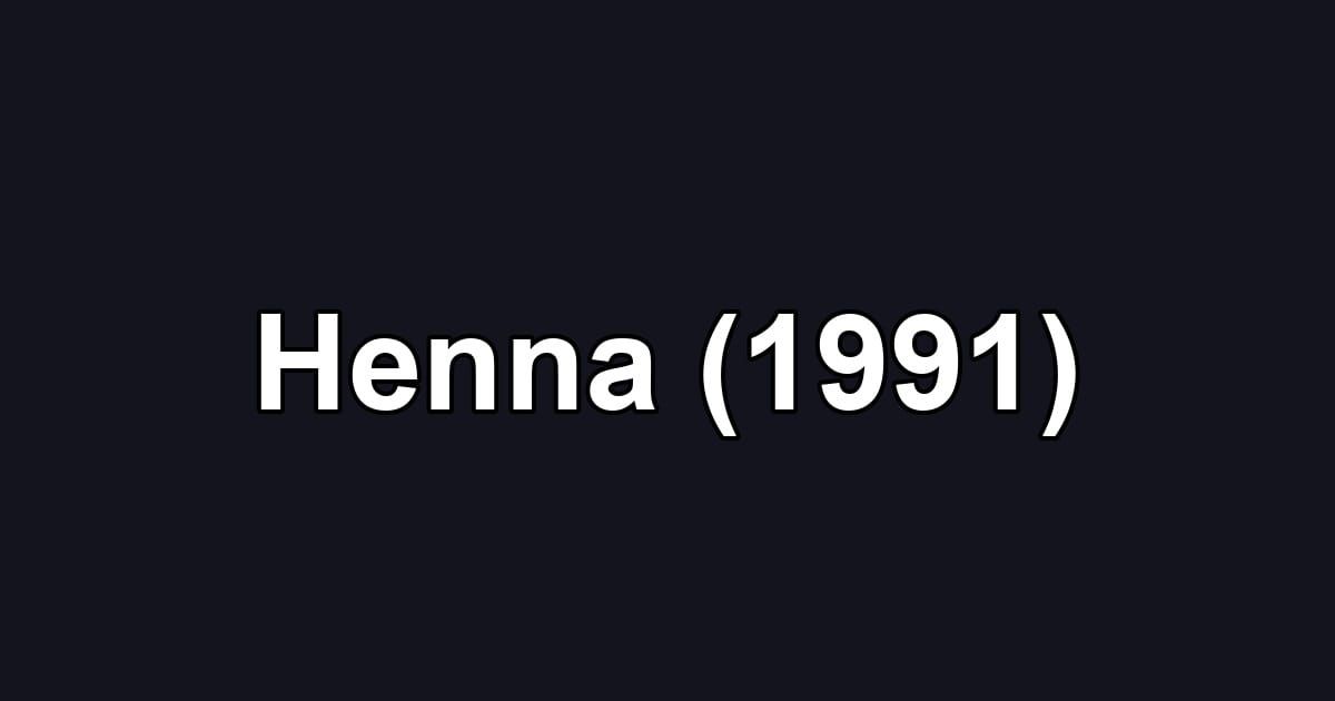 Henna (1991)