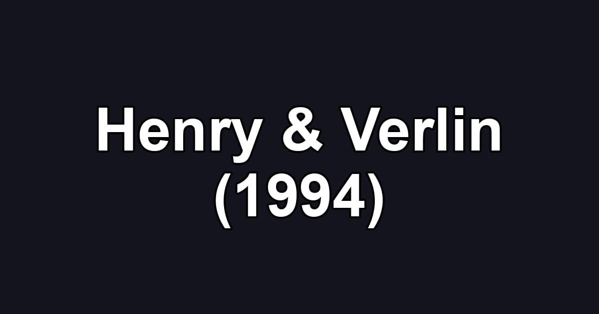Henry & Verlin (1994)